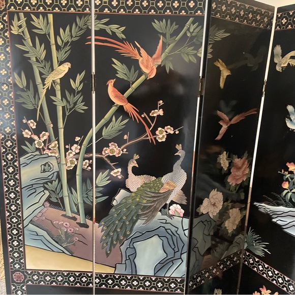 2 hand painted panels